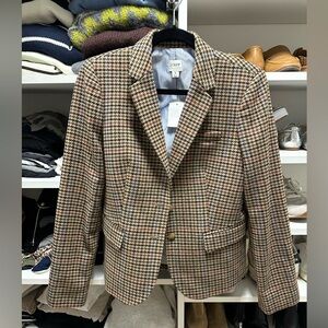 Jcrew houndstooth blazer size 6
